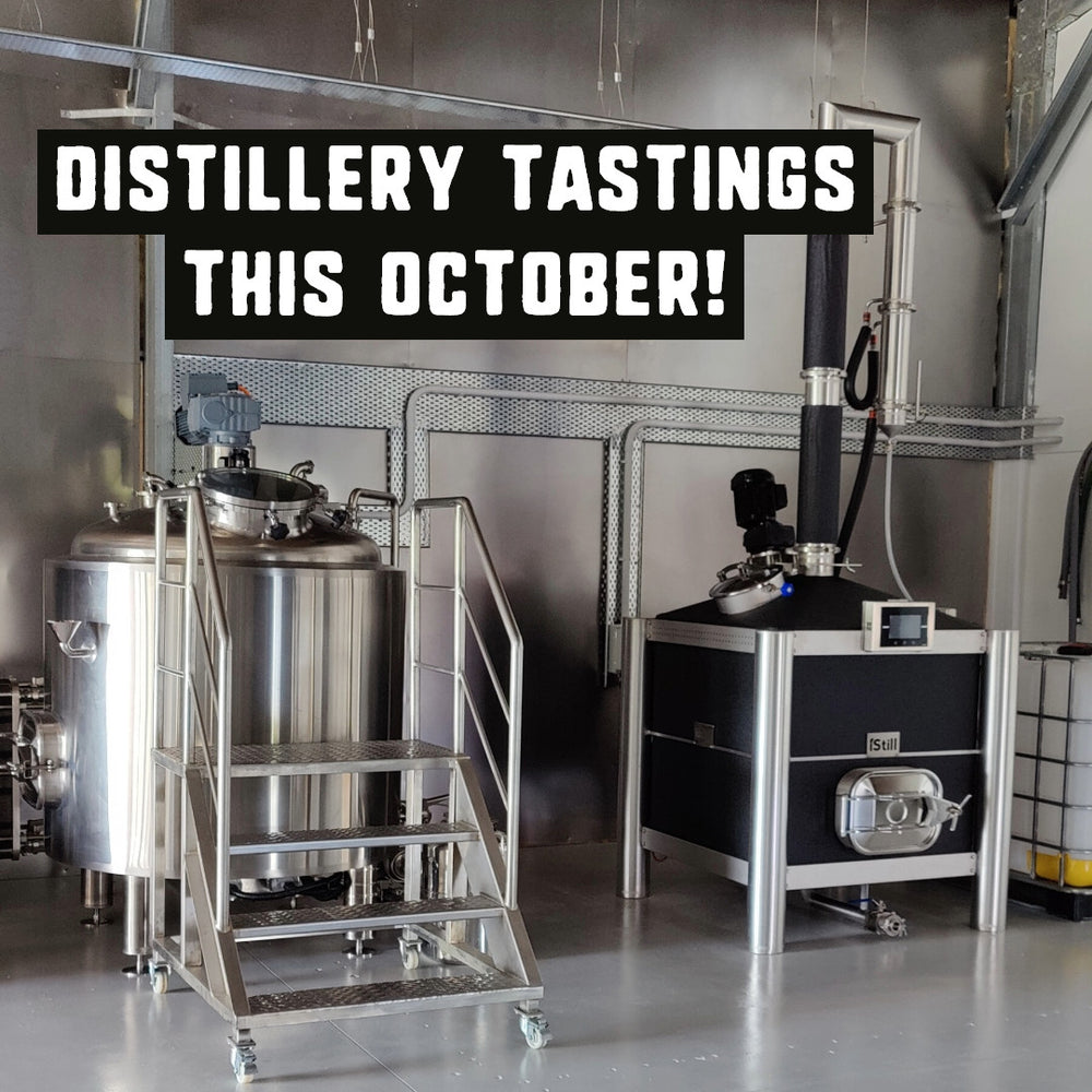 Distillery Tasting Session: October $25 Per Person